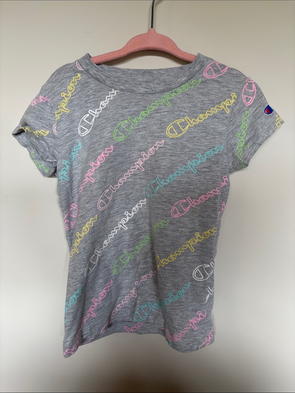 Champion Kids All-Over Logo T-Shirt – 4T